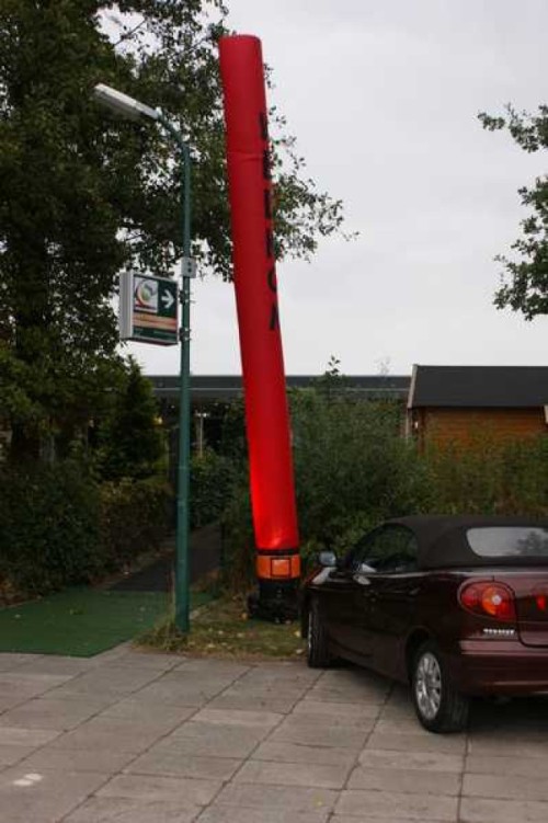 Skytube rood welkom 6m